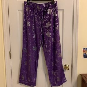 Purple & Silver Ghosts & Boo! Soft Lounge Pants